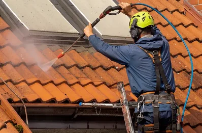Démoussage et hydrofuge de toiture à Monieux